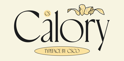 CS Calory Font Poster 1