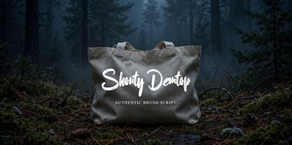 Shouty Demtop Font Poster 6