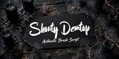 Shouty Demtop Font Poster 1