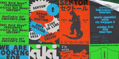 Sektor Font Poster 7