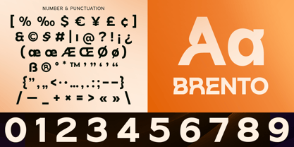 Brento Font Poster 11