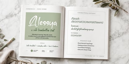 Alessya Font Poster 3