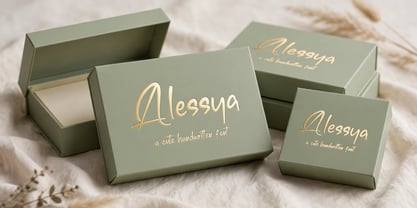 Alessya Font Poster 12