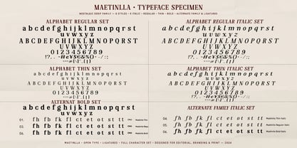 Maetinlla Font Poster 15