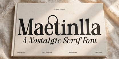 Maetinlla Font Poster 1