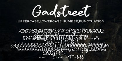 Gadstreet Font Poster 15