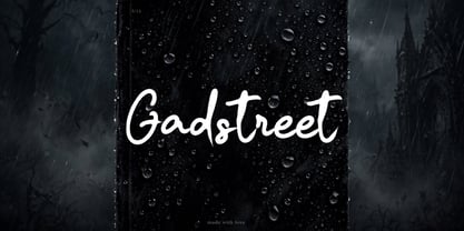 Gadstreet Font Poster 3