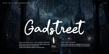 Gadstreet Font Poster 1