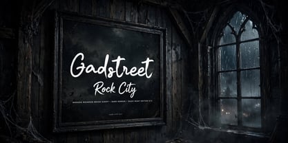 Gadstreet Font Poster 7