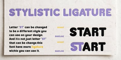 Note Boster Font Poster 7