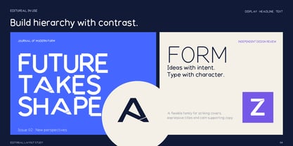 A2Z Veyra Font Poster 4