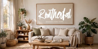 Romtherfal Font Poster 10