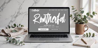 Romtherfal Font Poster 7