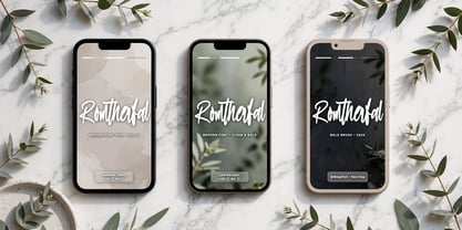 Romtherfal Font Poster 8