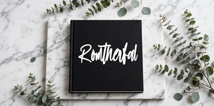 Romtherfal Font Poster 14