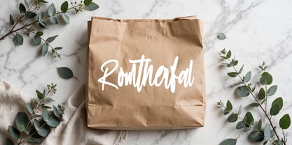 Romtherfal Font Poster 4