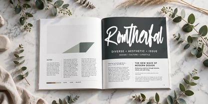 Romtherfal Font Poster 2