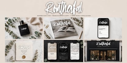 Romtherfal Font Poster 3
