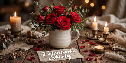 Falentinha Shouty Font Poster 12