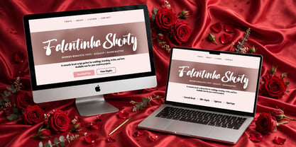 Falentinha Shouty Font Poster 8