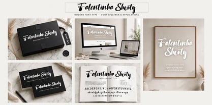 Falentinha Shouty Font Poster 10