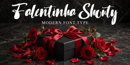 Falentinha Shouty Font Poster 2