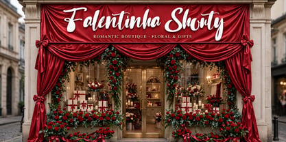 Falentinha Shouty Font Poster 7