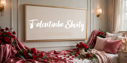 Falentinha Shouty Font Poster 4
