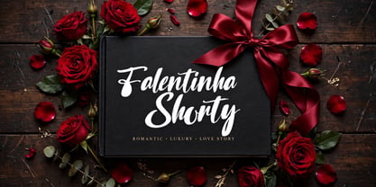 Falentinha Shouty Font Poster 1