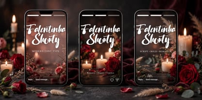 Falentinha Shouty Font Poster 14