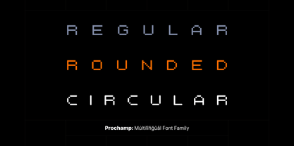 Prochamp Font Poster 11