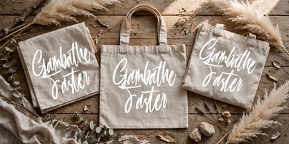 Gambathe Faster Font Poster 9