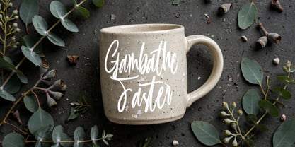 Gambathe Faster Font Poster 10