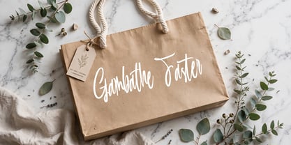 Gambathe Faster Font Poster 4