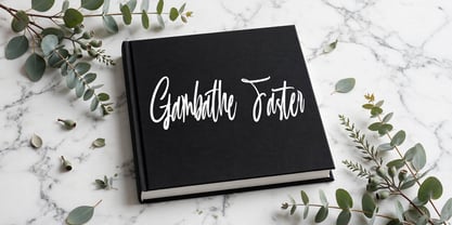 Gambathe Faster Font Poster 12