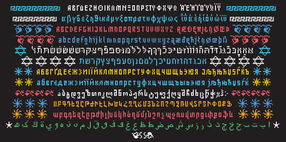 MultiPix Font Poster 5