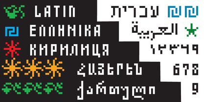 MultiPix Font Poster 2