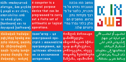MultiPix Font Poster 4