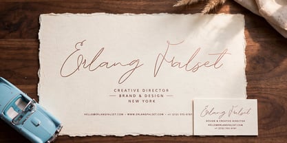 Erlang Falset Font Poster 12