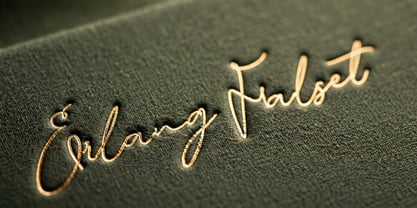 Erlang Falset Font Poster 1