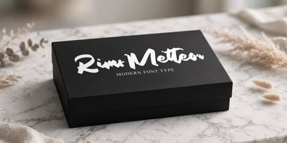 Rims Metteor Font Poster 2