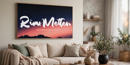 Rims Metteor Font Poster 4