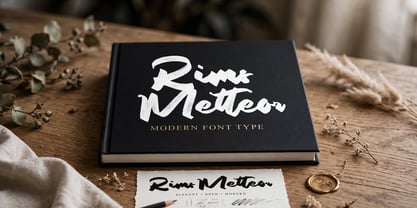 Rims Metteor Font Poster 11