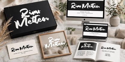 Rims Metteor Font Poster 7
