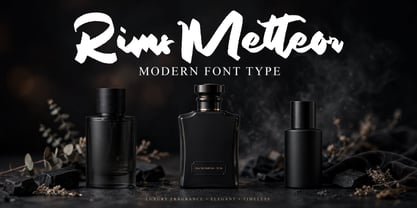 Rims Metteor Font Poster 1