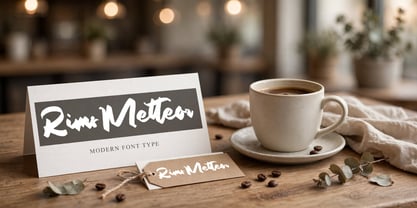 Rims Metteor Font Poster 10