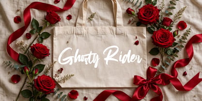 Ghosty Rider Font Poster 6