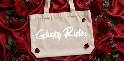 Ghosty Rider Font Poster 12