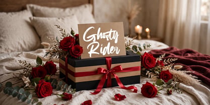 Ghosty Rider Font Poster 7