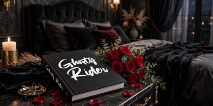 Ghosty Rider Font Poster 1